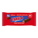 M&S Take 4 Real Milk Chocolate 4 Finger Wafer Bars 4x45g=180g