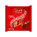 Lindt Lindor Milk Chocolate Bar 4x25g